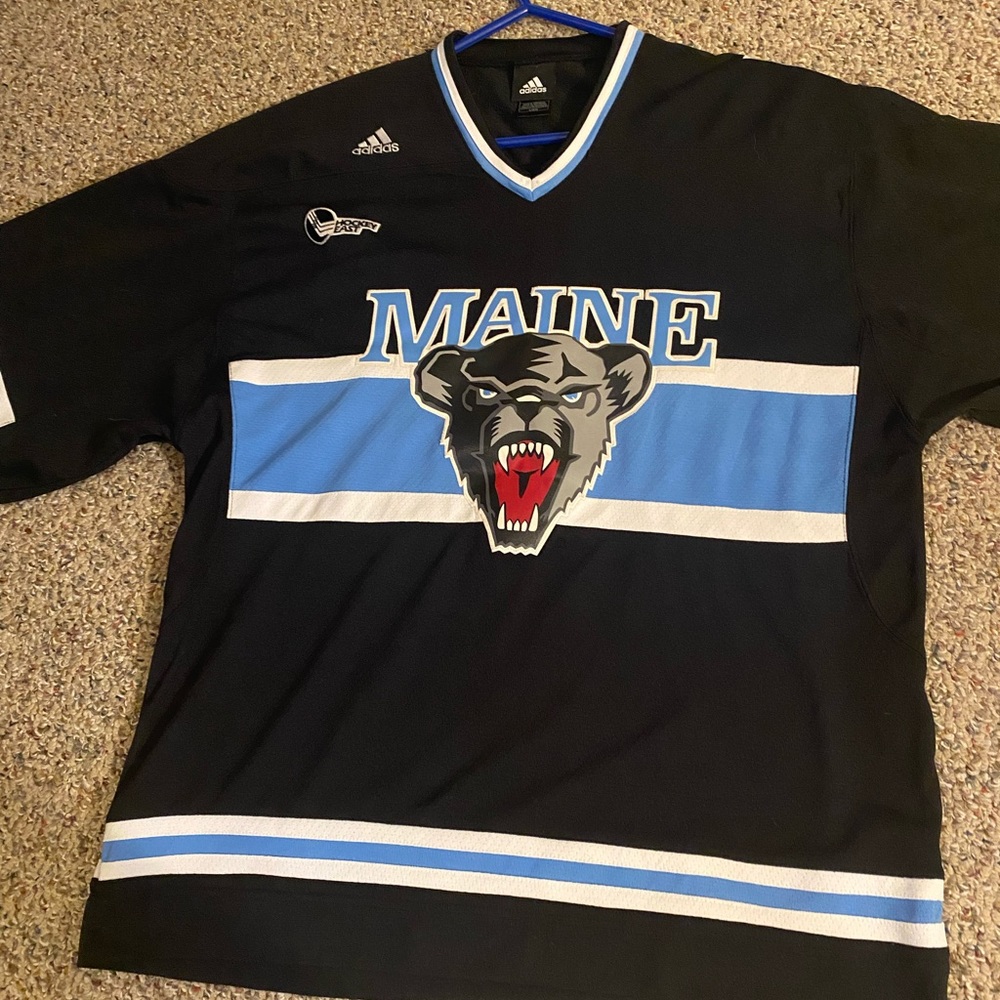 UNIVERSITY OF MAINE BLACK BEARS JERSEY LARGE